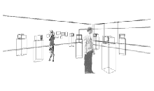 3D-Raumvisualisierung Installation "Musealisierung des Privaten" (Rechte: Nils Kemmerling)